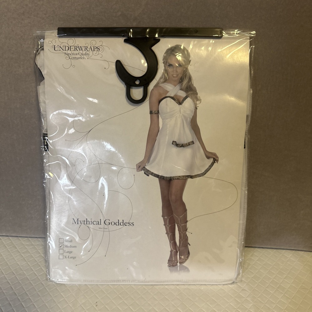 Underwraps Mythical Goddess Roman Greek‎ Dress Halloween Costume Women Medium